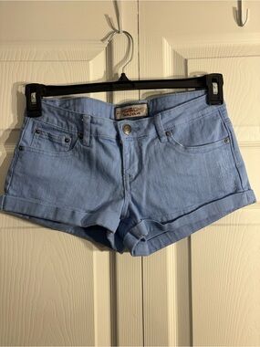 Y2K IRIS JEANS Light Blue Denim Shorts M (A4)